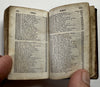 Methodist episcopal Hymns 1831 Wesley Rare miniature leather book gilt decorated