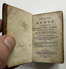 Methodist episcopal Hymns 1831 Wesley Rare miniature leather book gilt decorated