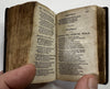 Methodist episcopal Hymns 1831 Wesley Rare miniature leather book gilt decorated