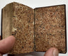 Methodist episcopal Hymns 1831 Wesley Rare miniature leather book gilt decorated