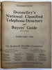 National USA Telephone Business Directory 1918 huge book pictorial advertising