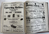 National USA Telephone Business Directory 1918 huge book pictorial advertising