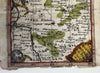 Germany Münster region Friesland Embden Holland 1633 Salzburg rare miniature map