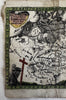 Religious map of Germany Protestantism? Luther 1633 Salzburg rare miniature map