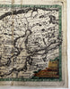 Sweden Scandinavia Finland Russia Livonia 1633 Salzburg rare miniature map