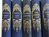 Whittier Meredith Percival Poetry 19th century set 6 vols c. 1857 female traits