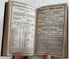 Boston Almanac 1867 city plan map & period advertising City & Business Directory