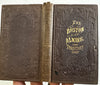 Boston Almanac 1867 city plan map & period advertising City & Business Directory
