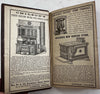 Boston Almanac 1867 city plan map & period advertising City & Business Directory