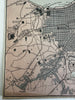 Battleship Maine blown up! Havana Harbor Cuba rare May 1898 Newspaper insert map