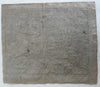 North Italy Alpines 1711 vignette title attractive hand color antique early map