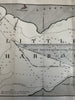 Little Harbor Newcastle Great Island Portsmouth NH 1887 nautical map hand color