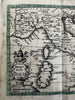 Italy Italia 1633 Salzburg rare miniature engraved map