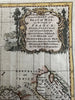 Seat of War Europe coasts chart 1763 scarce map England France Spain Italy