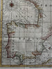 Seat of War Europe coasts chart 1763 scarce map England France Spain Italy