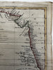 India Coast of Persia Malabar Hindoostan 1770 rare periodical decorative map