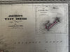 Caribbean West Indies Cuba Bermuda Windward 1870 Johnson large hand colored map