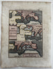 Europe & Turkey backwards! 1719 Mallet antique hand colored map