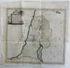 Land of Israel four evangelists 1813 Etheridge scarce decorative historical map