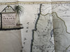 Land of Israel four evangelists 1813 Etheridge scarce decorative historical map