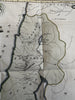 Land of Israel four evangelists 1813 Etheridge scarce decorative historical map