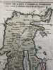 Celebes island Macassar Asia Indonesia c.1760 hand colored engraved map