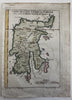 Celebes island Macassar Asia Indonesia c.1760 hand colored engraved map