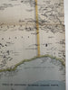 Australia 1881 Lett’s 2 sheet detailed color maps numerous tracks & expeditions