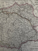Europe Austrian Empire Bohemia 1812 Lapie engraved folio map orig. hand color