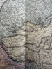 Asian continent Arabia to China India French Indo -Chine 1879 Chevallier map