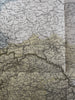 Austro -Hungarian Empire Germany Prussia 1879 Chevallier large hc engraved map