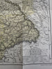 Austro -Hungarian Empire Germany Prussia 1879 Chevallier large hc engraved map