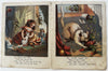Nature Flowers children cats dogs 1869 McLoughlin woodcut juvenile book