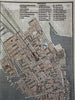 Charleston SC city plan 1853 Ensign charming miniature hand colored gift map