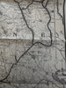 Maine Hunting & Fishing region map c.1910 Bangor & Aroostook RR large map