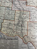 United States 1886 scarce Catholic Christian Missionary color map