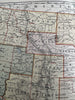 United States 1886 scarce Catholic Christian Missionary color map