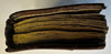 Miniature thumb Bible History 1850 juvenile scarce leather book w/ 19 woodcuts
