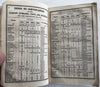 Ireland Scotland UK Travel trains steamboat horse coaches 1852 time tables book