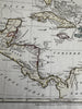 West Indies Caribbean East West Florida New Spain Cuba 1794 Wilkinson scarce map