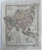 Asia New Holland Arabia Tibet Hindoostan Persia China 1800 Wilkinson scarce map