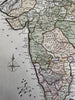Hindoostan India from latest authorities 1800 Wilkinson scarce map