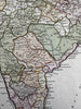 Hindoostan India from latest authorities 1800 Wilkinson scarce map