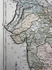 Hindoostan India from latest authorities 1800 Wilkinson scarce map
