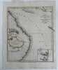 New South Wales Australia/ New Holland Norfolk Island 1794 Wilkinson scarce map
