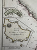New South Wales Australia/ New Holland Norfolk Island 1794 Wilkinson scarce map