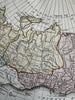 Russian Empire across Asia Siberia Ostiaks Kamchatka 1794 Wilkinson scarce map