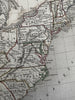 Texas independent Republic Territorial U.S. c.1848 Chambers hand color map