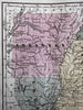 Southern United States Carolinas Georgia Louisiana Arkansas AL 1839 Mitchell map