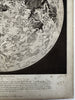 Rosse’s Telescopic Moon surface 1850’s hold to light tissue rare celestial print
